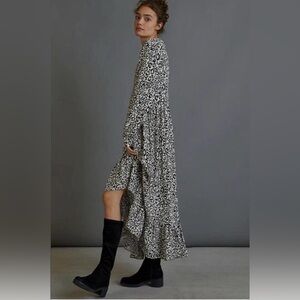 Mare Mare‎ x Anthropologie Lynda Leopard Print Maxi Dress